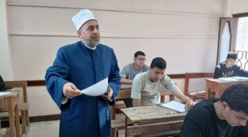 رئيس أزهر الشرقية يواصل جولاته لمتابعة امتحانات النقل الثانوي