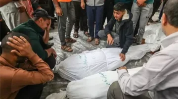 4 شهداء فى قصف إسرائيلى استهدف شارع الجلاء بمدينة غزة