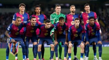ضربة ثنائية لـ برشلونة أمام إنتر ميلان في دوري الأبطال