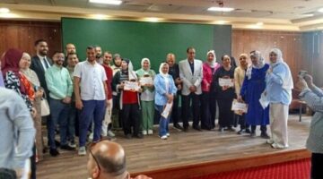 مدير صحة القليوبية يشارك في احتفالية اليوم العالمي للسلامة والصحة المهنية