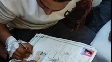 «ضحية نمر طنطا».. محمد البسطويسي يعقد قرانه على خطيبته بعد الحادث المرعب
