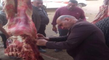 ضبط 150كيلو من اللحوم غير الصالحة للاستهلاك الادمي بالمنوفية