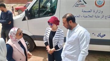 الكشف على ٣٨٨٠ مواطن بالقوافل الطبية خلال شهر أبريل ضمن "مبادرة حياة كريمة"