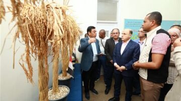 محافظ كفرالشيخ ووزير زراعة مدغشقر يناقشان التعاون في قطاع الزراعة والثروة الحيوانيّة