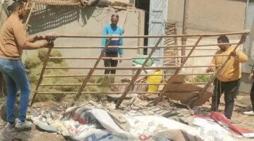 حملات ميدانية مكثفة لرفع الإشغالات بأحياء وشوارع مدينة دمياط