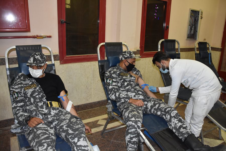 مديرية أمن الوادي الجيديد تنظم حملة للتبرع بالدم مديرية أمن الوادي الجيديد تنظم حملة للتبرع بالدم