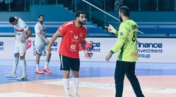 الزمالك يهزم الأهلي فى مباراة تتويج القلعة الحمراء بدورى محترفى اليد