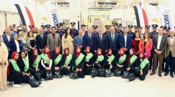 القوات المسلحة تنظم زيارة للإعلاميين وطلبة الأكاديمية العسكرية والجامعات لمصنع منتجات البلازما لـ جريفولز إيجيبت
