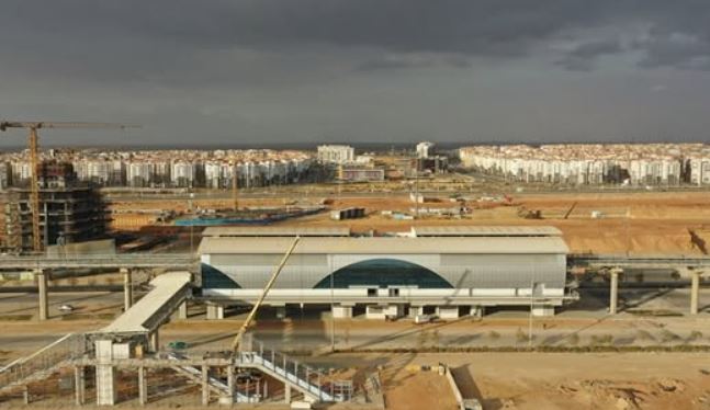 هيئة الأنفاق: تقدم الأعمال بمحطة مونوريل حي المال والأعمال بالعاصمة الإدارية