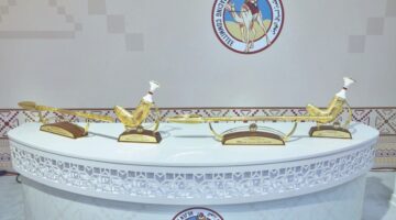 4 رموز ذهبية بأشواط الثنايا المفتوحةبالمهرجان السنوي لسباق الهجن العربية