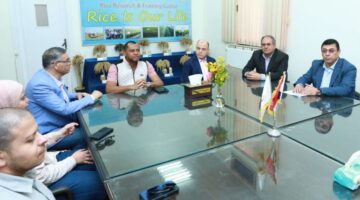 محافظ كفر الشيخ يلتقي وزير زراعة مدغشقر بمركز البحوث الزراعية لمناقشة التعاون في قطاع الثروة الحيوانيّة