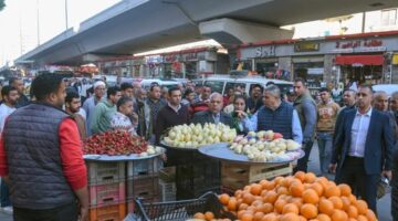 محافظ الإسكندرية يتفقد أسعار السلع أسفل كوبري الكيلو 21 بحي العجمي