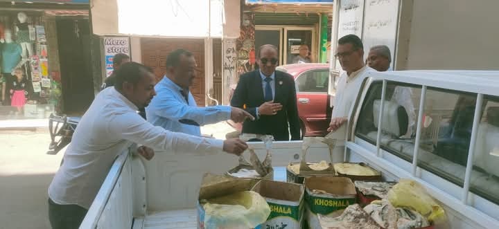تموين الأقصر تضبط ربع طن فسيخ فاسد داخل محل غير مرخص تموين الأقصر تضبط ربع طن فسيخ فاسد داخل محل غير مرخص