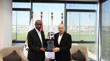أبو ريدة يلتقي رئيس الاتحاد السوداني
