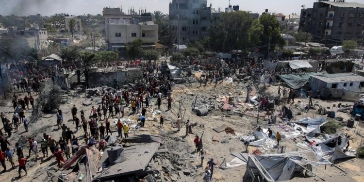5 شهداء في قصف للاحتلال الإسرائيلي على جنوب قطاع غزة