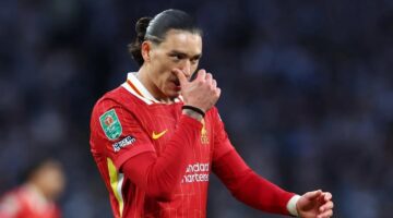 5 ملايين يورو قد تحرم نونيز من المشاركة أساسيًا مع ليفربول لنهاية الموسم