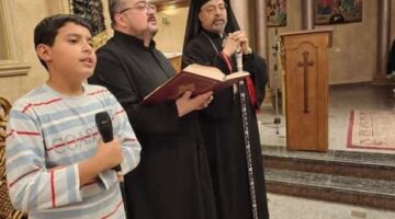 بطريرك الأقباط الكاثوليك يترأس صلاة ليلة الجمعة العظيمة من البصخة المقدسة بحدائق القبة