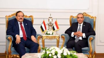 وزير الخارجية يستقبل نظيره السوداني على هامش المؤتمر الوزاري لعملية الخرطوم