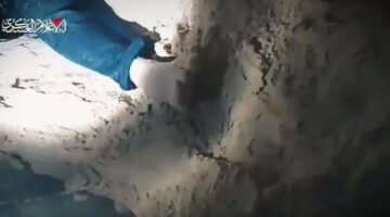 القسام تبث مشاهد إنقاذ أسرى إسرائيليين من نفق قصفه الاحتلال بغزة