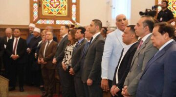 محافظ الشرقية يشارك في احتفالات الطائفة الإنجيلية بعيد القيامة المجيد