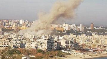 انفجار صاروخ من مخلفات الحرب في مدينة اللاذقية السورية