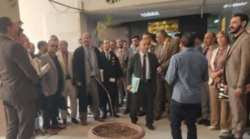 وقفات احتجاجية بمحاكم المنيا الجزئية احتجاجا على زيادة الرسوم القضائية