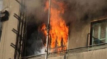 مصرع طفلين إثر نشوب حريق داخل شقة في شبين القناطر بالقليوبية