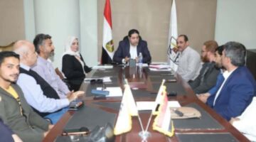 نائب محافظ بني سويف يبحث مع التنفيذيين موقف تنفيذ مشروعات حياة كريمة بمركزي ببا وناصر