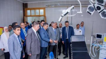 رئيس جامعة طنطا يفتتح وحدة الحروق بمستشفيات الجامعة