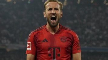 كين يشجع لاعبي توتنهام قبل المباراة النهائية للدوري الأوروبي