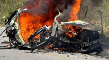 مقتل شخص جراء استهداف إسرائيلي سيارة بمنطقة كوثرية السياد جنوب لبنان