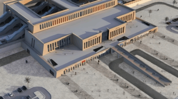 إنشاء محطة الأقصر للقطار السريع بتصميم مستوحى من معبد الملكة حتشبسوت