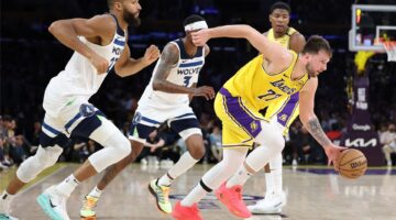 NBA.. دونتشيتش يقود ليكرز للفوز على تمبرولفز
