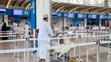أعداد المسافرين عبر مطارات سلطنة عمان تسجل تراجعًا بنسبة 6.7% خلال فبراير الماضي