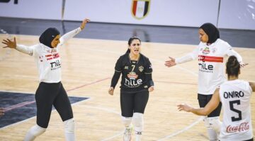 الزمالك يهزم الأهلي ويتوج بطلاً لأفريقيا لطائرة السيدات