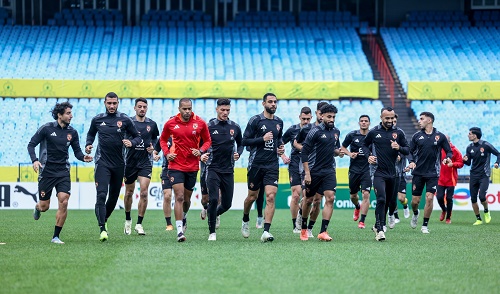 الأهلي يتدرب في الفندق قبل ساعات من مواجهة صن داونز الأهلي يتدرب في الفندق قبل ساعات من مواجهة صن داونز