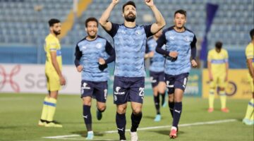 مصطفى فتحي وأحمد سامي في كشف المنشطات بعد مباراة أورلاندو