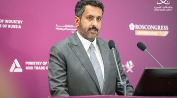 &nbsp;على هامش زيارة سمو الأمير لروسيا..وزير التجارة والصناعة يفتتح منتدى الأعمال الروسي – القطري