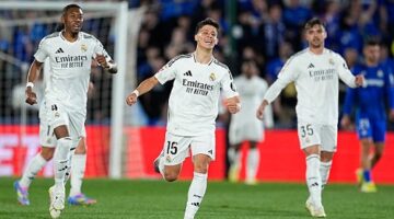 ريال مدريد يواصل مطاردة برشلونة بفوز صعب في معقل خيتافي بالدوري الإسباني