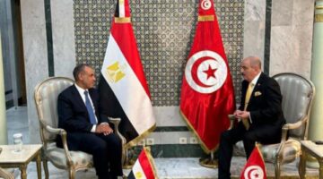 وزير الخارجية يعقد جلسة مباحثات مع نظيره التونسي