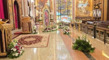 كنائس جنوب سيناء تتزين بالأنوار والزهور استعدادًا لعيد القيامة المجيد