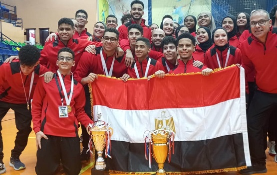 مصر تتوج بالبطولتين العربية والأفريقية للكبار والناشئين في كرة السرعة مصر تتوج بالبطولتين العربية والأفريقية للكبار والناشئين في كرة السرعة