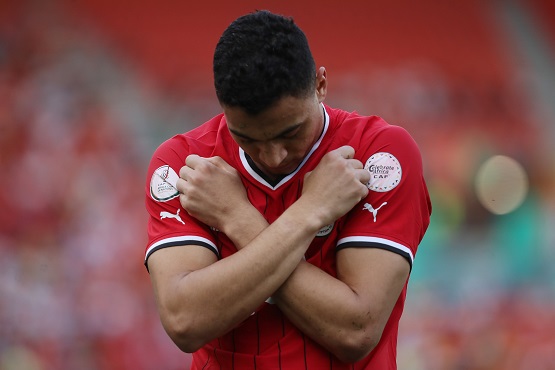 مصطفى محمد: أحلم بالفوز بكأس العالم ومحظوظ باللعب لمنتخب مصر