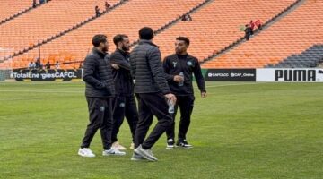 بيراميدز يصل ملعب مباراة أورلاندو بدوري الأبطال
