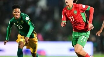 منتخب المغرب يتخطى جنوب أفريقيا ويتأهل لنصف نهائي أمم أفريقيا للناشئين