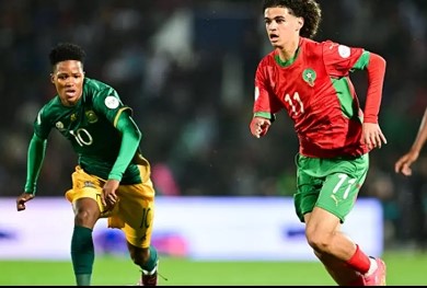 منتخب المغرب يتخطى جنوب أفريقيا ويتأهل لنصف نهائي أمم أفريقيا للناشئين منتخب المغرب يتخطى جنوب أفريقيا ويتأهل لنصف نهائي أمم أفريقيا للناشئين