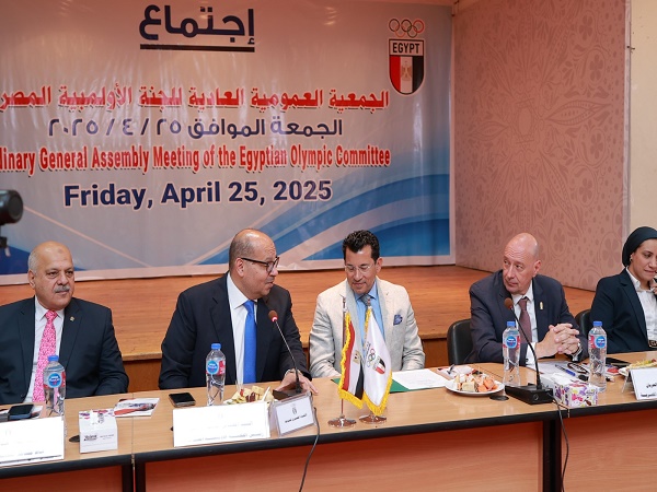 ياسر إدريس يوجه الشكر لوزير الرياضة ورؤساء الاتحادات ويتعهد ببداية قوية للمرحلة الجديدة ياسر إدريس يوجه الشكر لوزير الرياضة ورؤساء الاتحادات ويتعهد ببداية قوية للمرحلة الجديدة