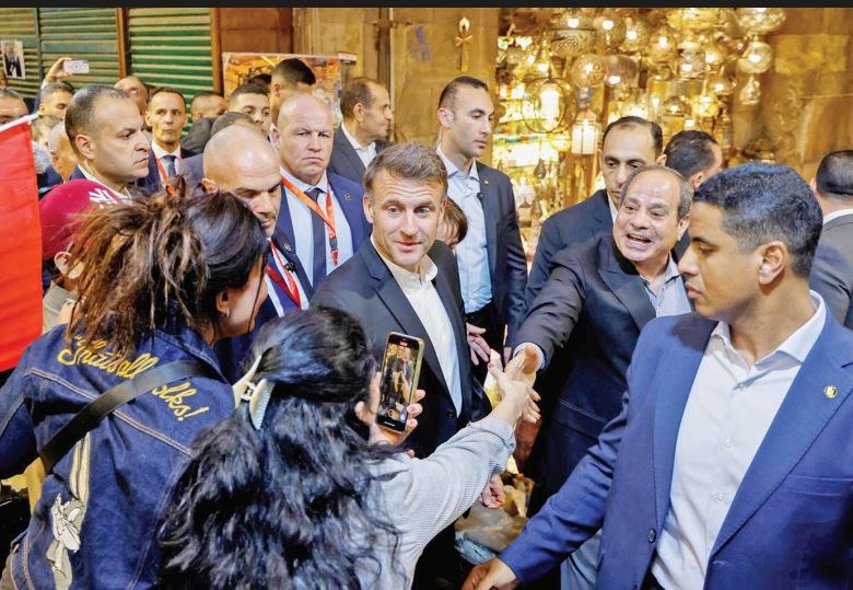 مصر تتصدر مواقع البحث الإلكترونية السياحية بعد زيارة ماكرون