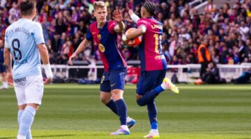 برشلونة يهزم سلتا فيجو في +90 بالدوري الإسباني