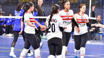 الزمالك يتأهل لنصف نهائي بطولة إفريقيا للطائرة للسيدات